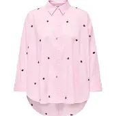 ONLY Chemisier 'ONLNEW LINA' rose / rouge