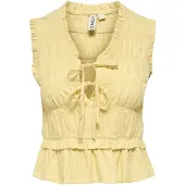 ONLY Chemisier 'ONLGoa' jaune clair
