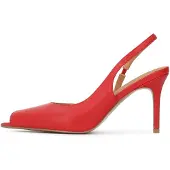 Kazar Escarpins à bride arrière rouge vif