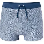 Schiesser Shorts de bain ' Ocean Swim ' bleu / blanc