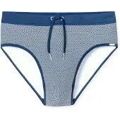 Schiesser Maillot de bain ' Ocean Swim ' bleu / blanc