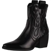 Salinyang Bottes de cowboy noir