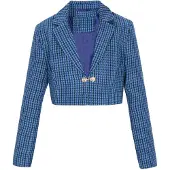 LYNNEA Blazer 'Fashion Look' bleu / indigo / bleu cyan / noir