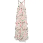 Vero Moda Robe de soirée 'VMFelicia' vert / rose / rose ancienne