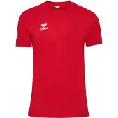 Hummel T-Shirt fonctionnel 'Go 2.0' rouge vif / blanc