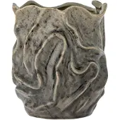 Bloomingville Soumia Deco Vase | Gris | Grès | 82060443