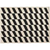 HAY - Shift Kelim Tapis 140x200 Black
