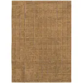 Lorena Canals Tapis en laine mosaïque ocre 170x240cm