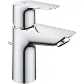 GROHE Start Edge, chrome, poignées à levier, vue de détail, céramique, 2,8 cm