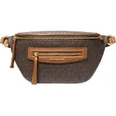 Michael Kors Sacs banane caramel / brun foncé