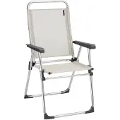Lafuma Fauteuil Pliant Ultra-Léger En Aluminium Beige L62xl58xh100