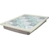 Creative Tops Laptray, Laptray, Carreaux verts bleus, 44 x 34 cm -