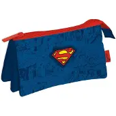 Arditex Trousse à crayons Superman Comic à 3 compartiments, 21 cm