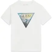GUESS T-shirt Garçon Pure White