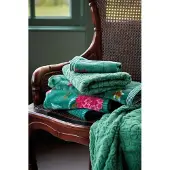 Pip studio Serviette de Toilette Pip Studio Les Fleurs Green (55 x 100 cm)