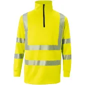 Kuebler Reflectiq Zip-Sweatshirt Psa 2 Warngelb M (M)