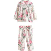 Next Pyjama 'Cath Kidston' vert clair / rose / rouge / blanc