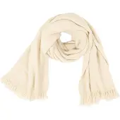 CASH-MERE.CH Écharpe blanc naturel