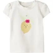 Name it T-Shirt 'NBFFillaz' jaune / gris clair / rose / blanc