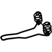 Brooks Pièces et Accessoires Selles BYB0299A00000 - Bracket & Coil Assembly - Flyer, Flyer Special, B67