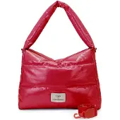 Les Visionnaires Sac bandoulière 'Unio Hobo' rouge