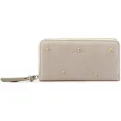 Fredsbruder Porte-monnaies 'The Beaded One' beige clair
