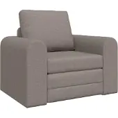 vidaXL Canapé-lit Taupe 98 x 71 x 83 cm Tissu