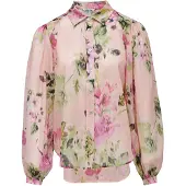 Salsa Jeans Chemisier vert clair / vert foncé / rose / rose clair
