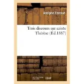 Hachette Trois discours sur sainte Thérèse