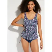 Bonprix Maillot 1 pièce froncé sur les côtés
