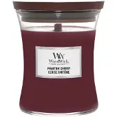 Woodwick Phantom Cherry bougie parfumée avec mèche en bois 275 g
