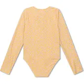 Swim Essentials Filles, Maillot de bain, Schwimmanzug Mädchen 122/128 Yellow flowers, Jaune, (122, 128)