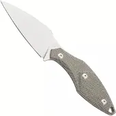 Mercury Hawky 9AWK-GCF-C Stonewashed M390, Green Canvas Micarta, couteau fixe