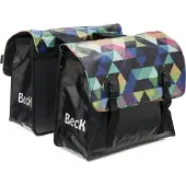 Beck Classic Coloured Triangles Fahrradtasche