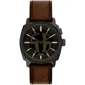Fossil Montre à affichage analogique marron / noir