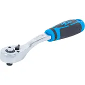 Bgs Cliquet réversible à denture fine Sortie carré extérieur 6,3 mm (1/4") 10 mm (3/8") 12,5 mm (1/2") - 630