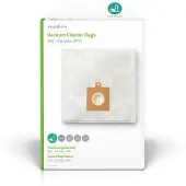 Nedis Sacs à poussière - 4 pièces - Synthétique - Vendu le plus souvent pour : AEG / Electrolux - Blanc