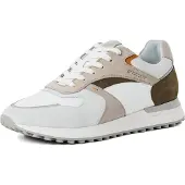 Marco Tozzi Baskets basses noisette / gris clair / olive / blanc