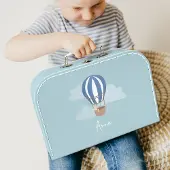 Yoursurprise Valisette enfant personnalisable - Bleu - Grand