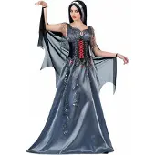 MOM Midnight Vampiress Woman Costume Bleu L Enfants