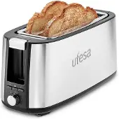 Ufesa 71306156 Toaster Argenté One Size / EU Plug 220V