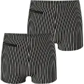 Schiesser Shorts de bain ' Ocean Swim ' noir / blanc