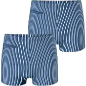 Schiesser Shorts de bain ' Ocean Swim ' bleu / blanc