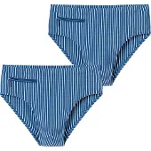 Schiesser Maillot de bain ' Ocean Swim ' bleu / blanc