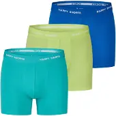 Happy Shorts Boxers bleu / turquoise / pomme