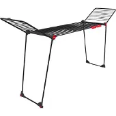 Vileda étendoir Infinity Flex Noir Grande Capacité Modulable, 30m D'étendage -