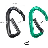 Fixe Climbing Gear Puput Quickdraw 4 Units Argenté 12 cm