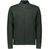 No-excess Vestes en maille vert foncé