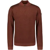 No-excess Pull-over marron châtaigne