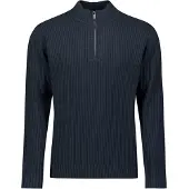 No-excess Pull Demi-Zip Rib Marine Bleu Bleu foncé taille XL
